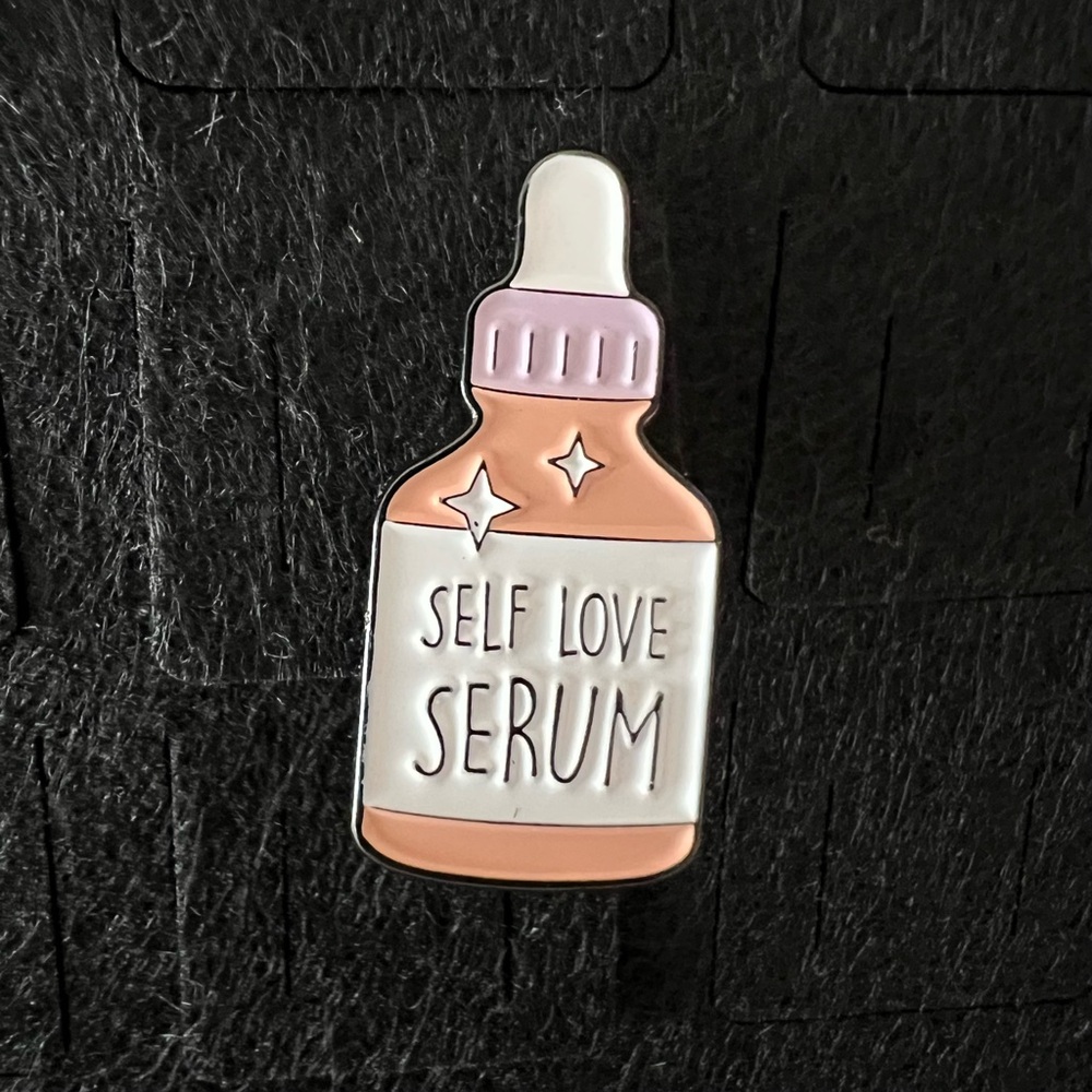 Self Love Serum Enamel Pin